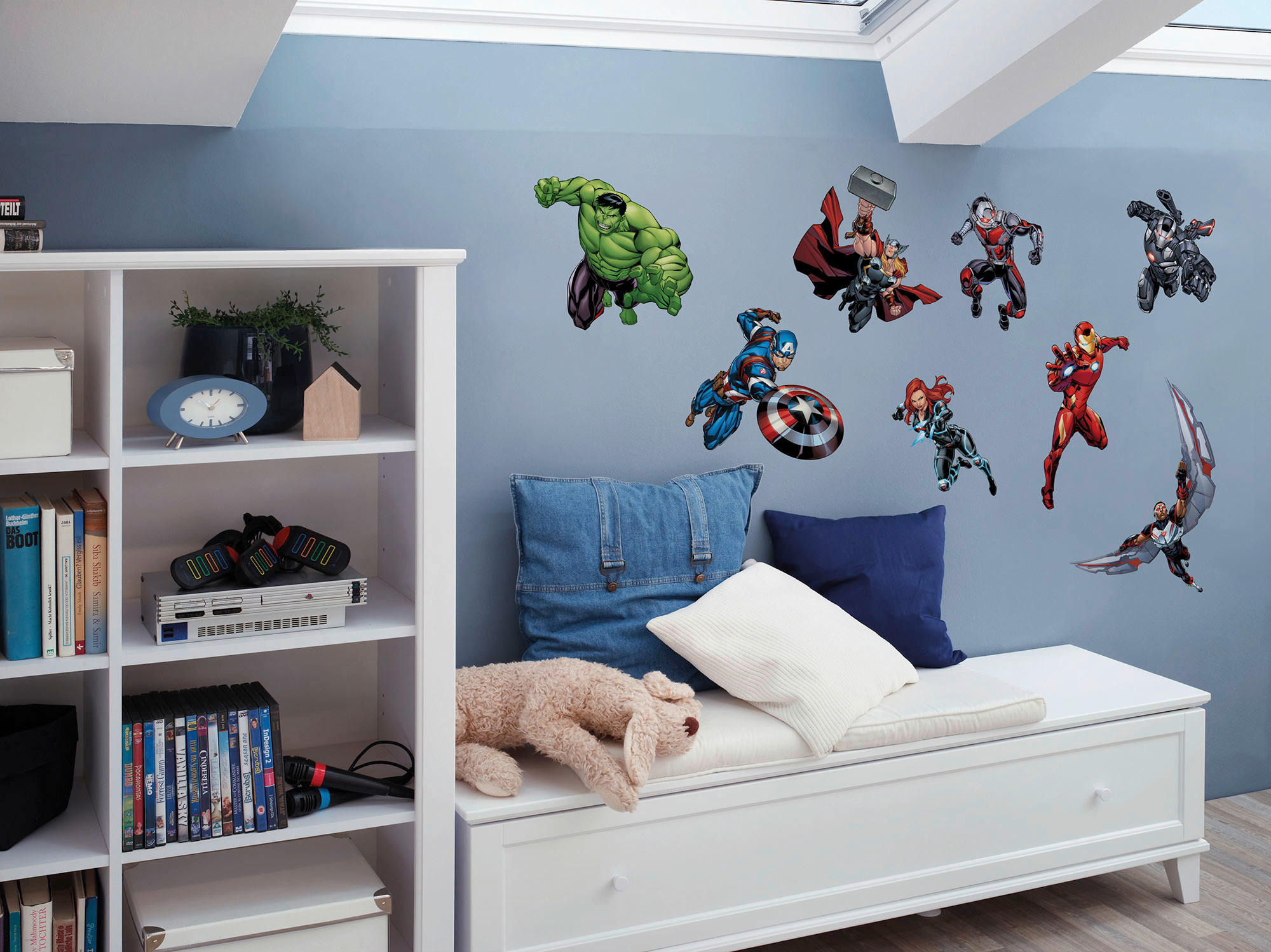 Komar Wandtattoo Avengers Crew  Avengers Crew B/L: ca. 50x70 cm Avengers Crew - (50,00/70,00cm) - Komar