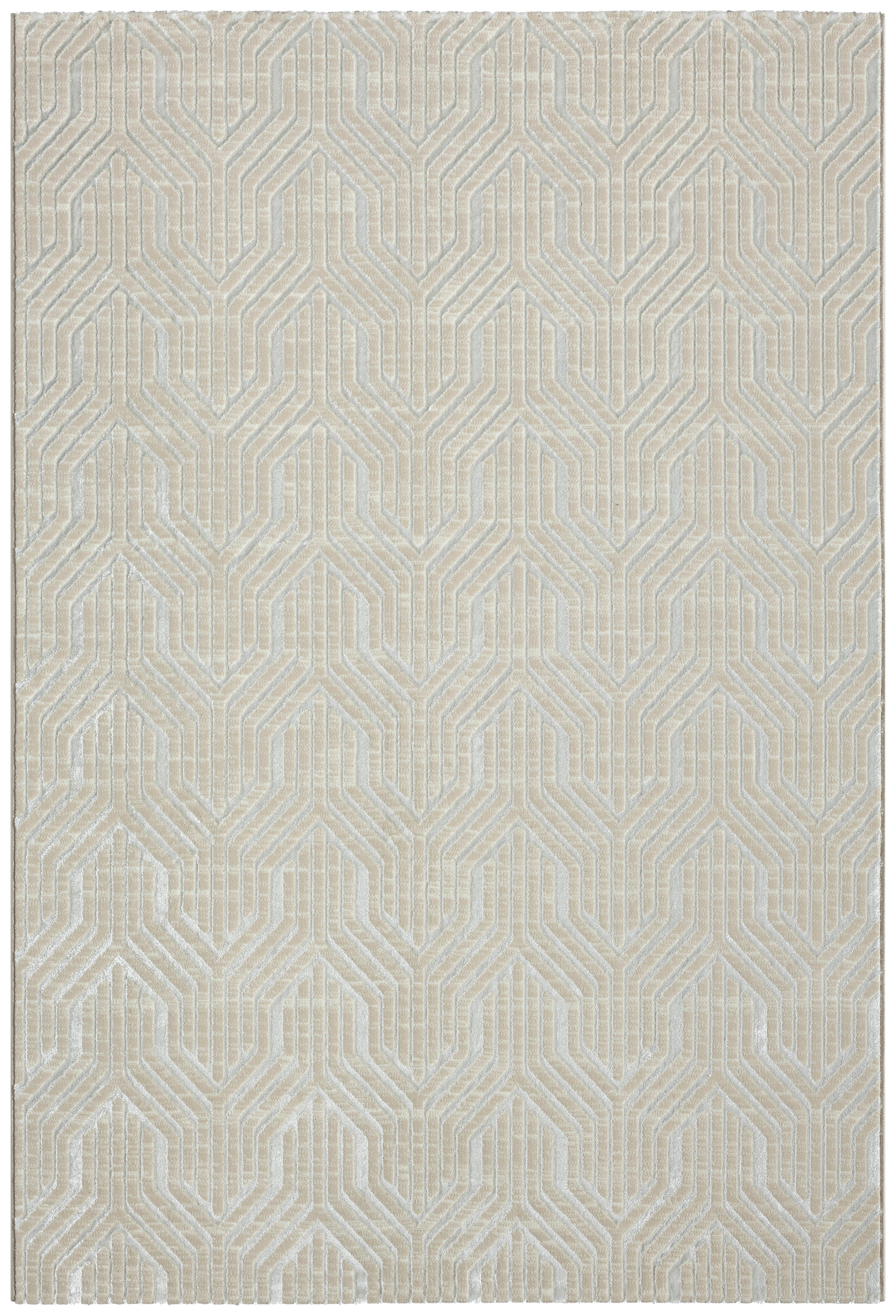 Merinos Teppich Creation creme B/L: ca. 80x150 cm Creation - creme (80,00/150,00cm) - Merinos