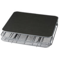 Kapselhalter schwarz Metall B/H/L: ca. 6x31,5x29 cm Kapselhalter_mit_Ständer - schwarz (29,00/6,00/31,50cm)
