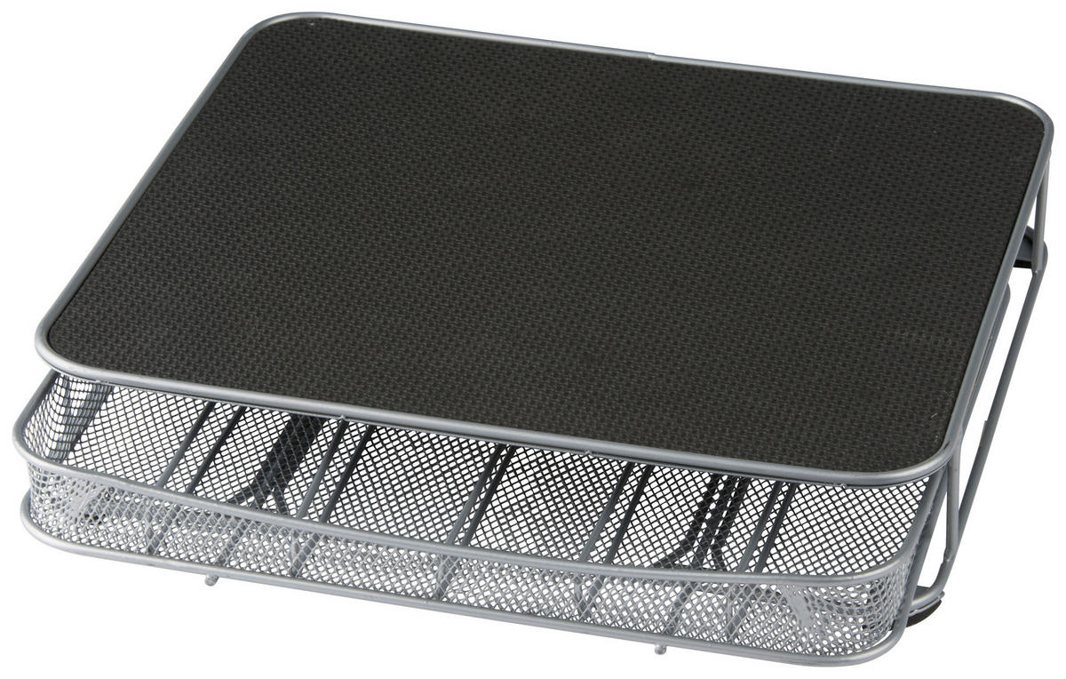 Kapselhalter schwarz Metall B/H/L: ca. 6x31,5x29 cm Kapselhalter_mit_Ständer - schwarz (29,00/6,00/31,50cm)