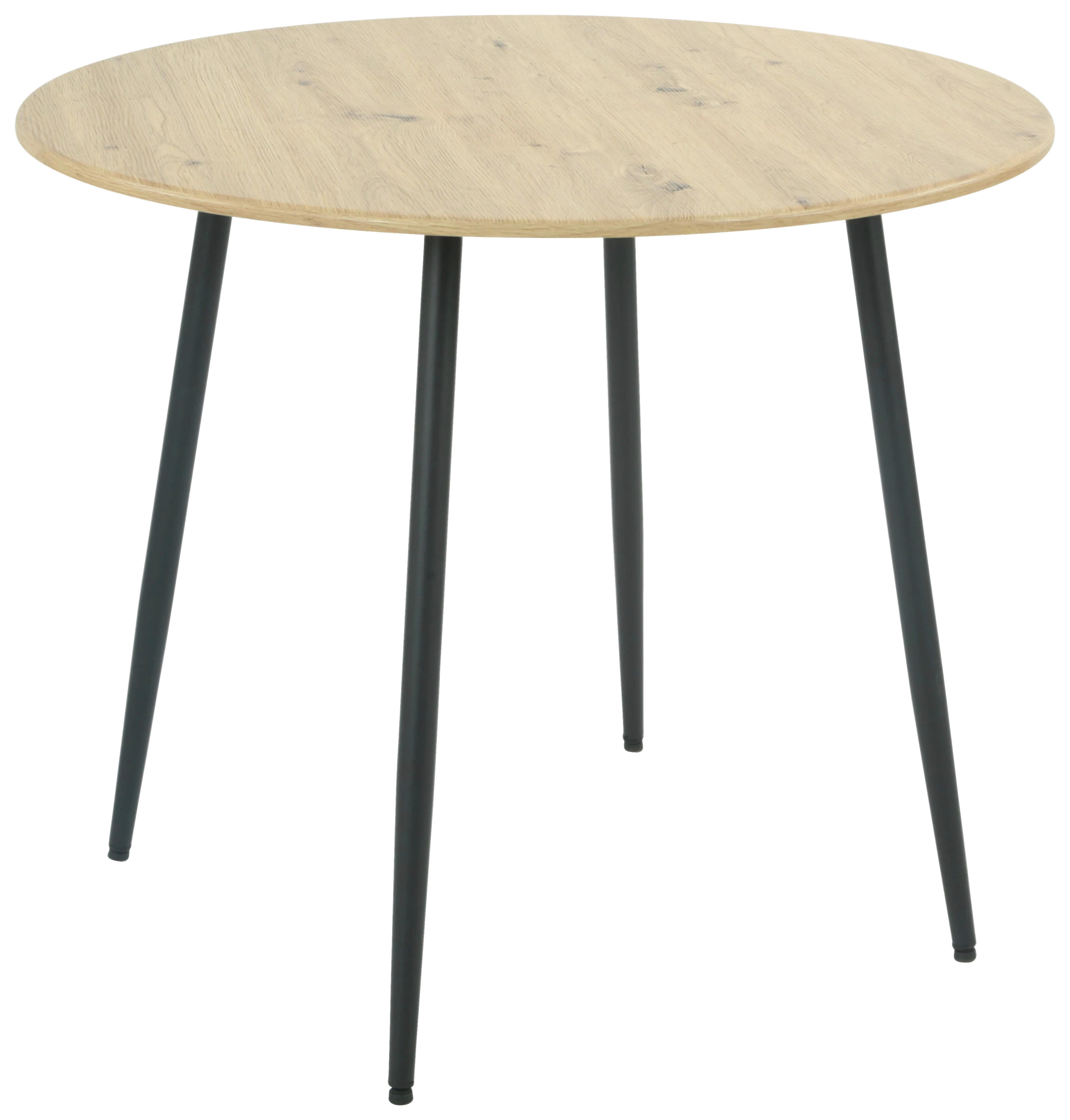 Esstisch Hagen Eiche schwarz B/H: ca. 90x76 cm Hagen - Eiche/schwarz (90,00/76,00cm) - Hela