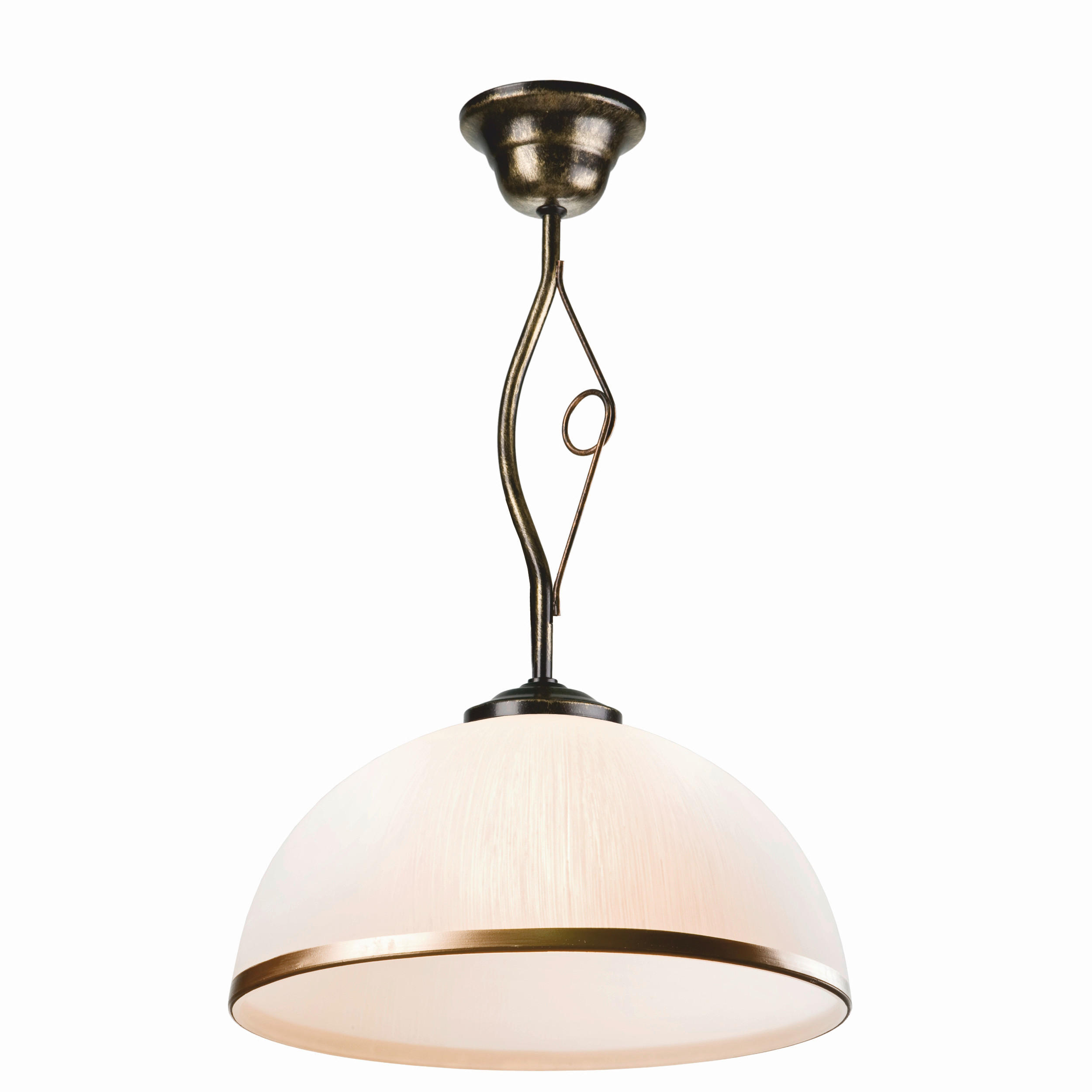 Lamkur Deckenleuchte schwarz Glas Stahl B/H/L: ca. 32,5x45x32,5 cm E27 1 Brennstellen RETRO - schwarz (32,50/32,50/45,00cm) - Lamkur