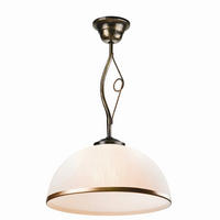 Lamkur Deckenleuchte schwarz Glas Stahl B/H/L: ca. 32,5x45x32,5 cm E27 1 Brennstellen RETRO - schwarz (32,50/32,50/45,00cm) - Lamkur