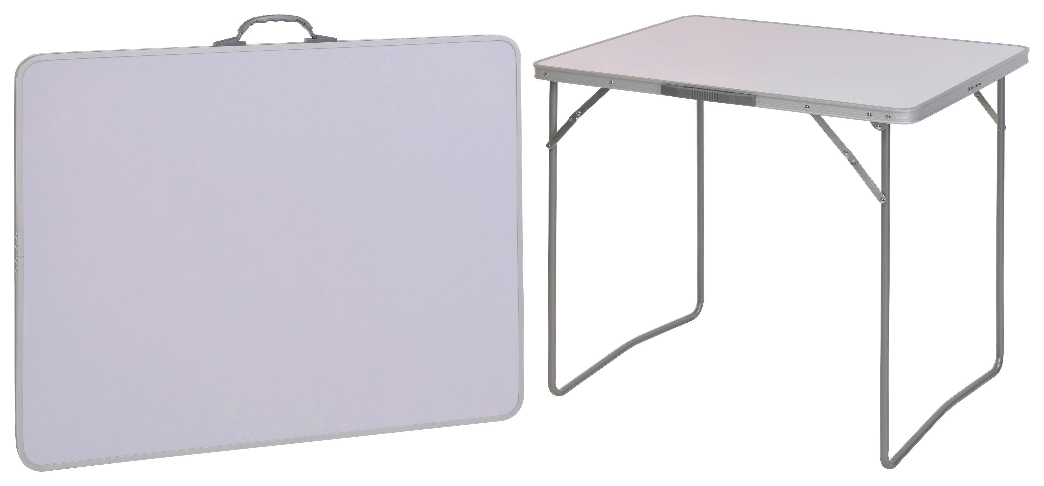 Campingtisch weiß Aluminium B/H/L: ca. 80x69x60 cm Campingtisch - weiß (60,00/80,00/69,00cm)