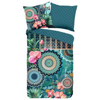 Baumwoll Bettwäsche Valdez Satin Valdez - petrol (155,00/220,00cm) - HIP