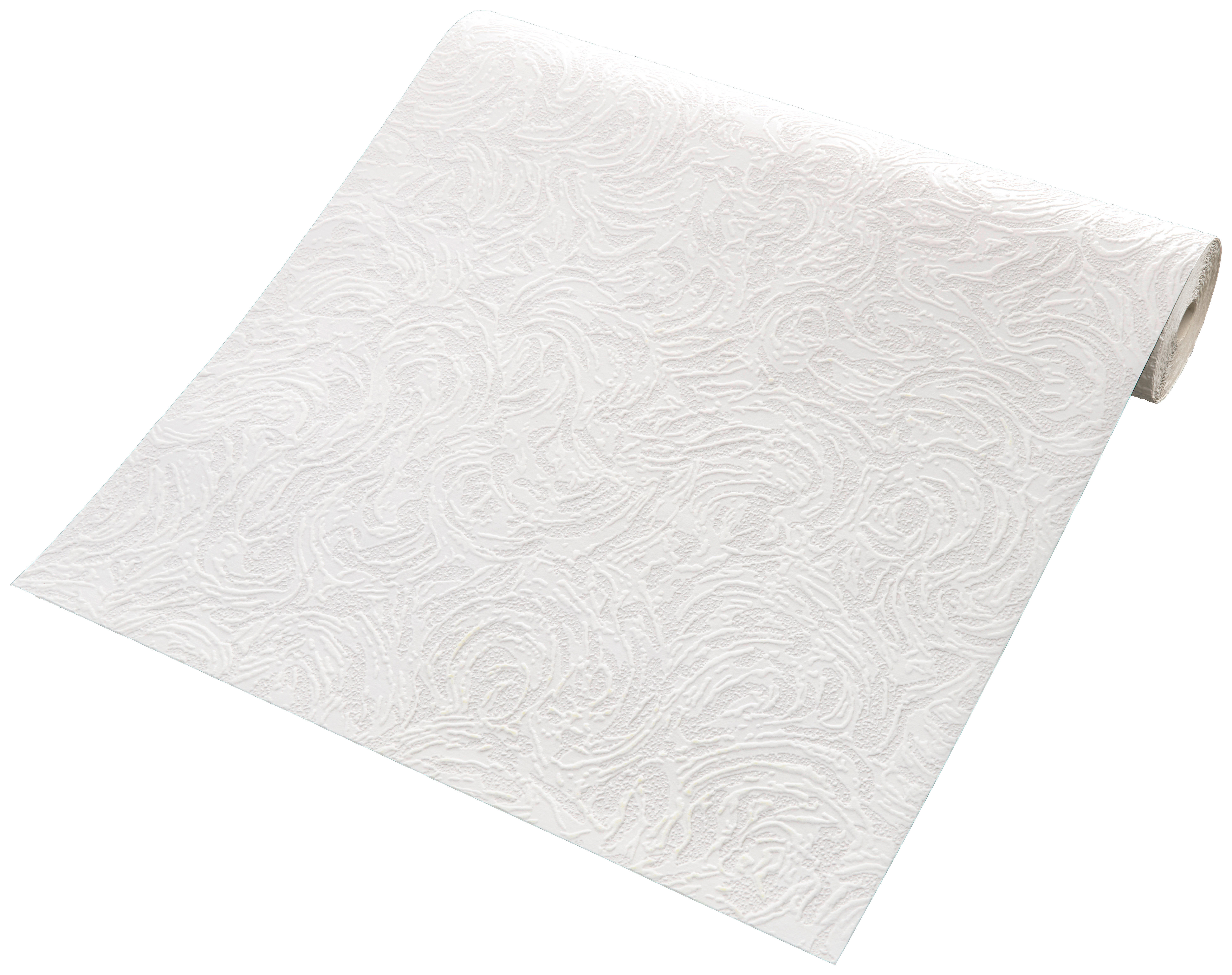 UGEPA Vinyltapete Struktur weiß B/L: ca. 53x1005 cm Vinyltapete_D24700 - weiß (53,00/1005,00cm) - UGEPA