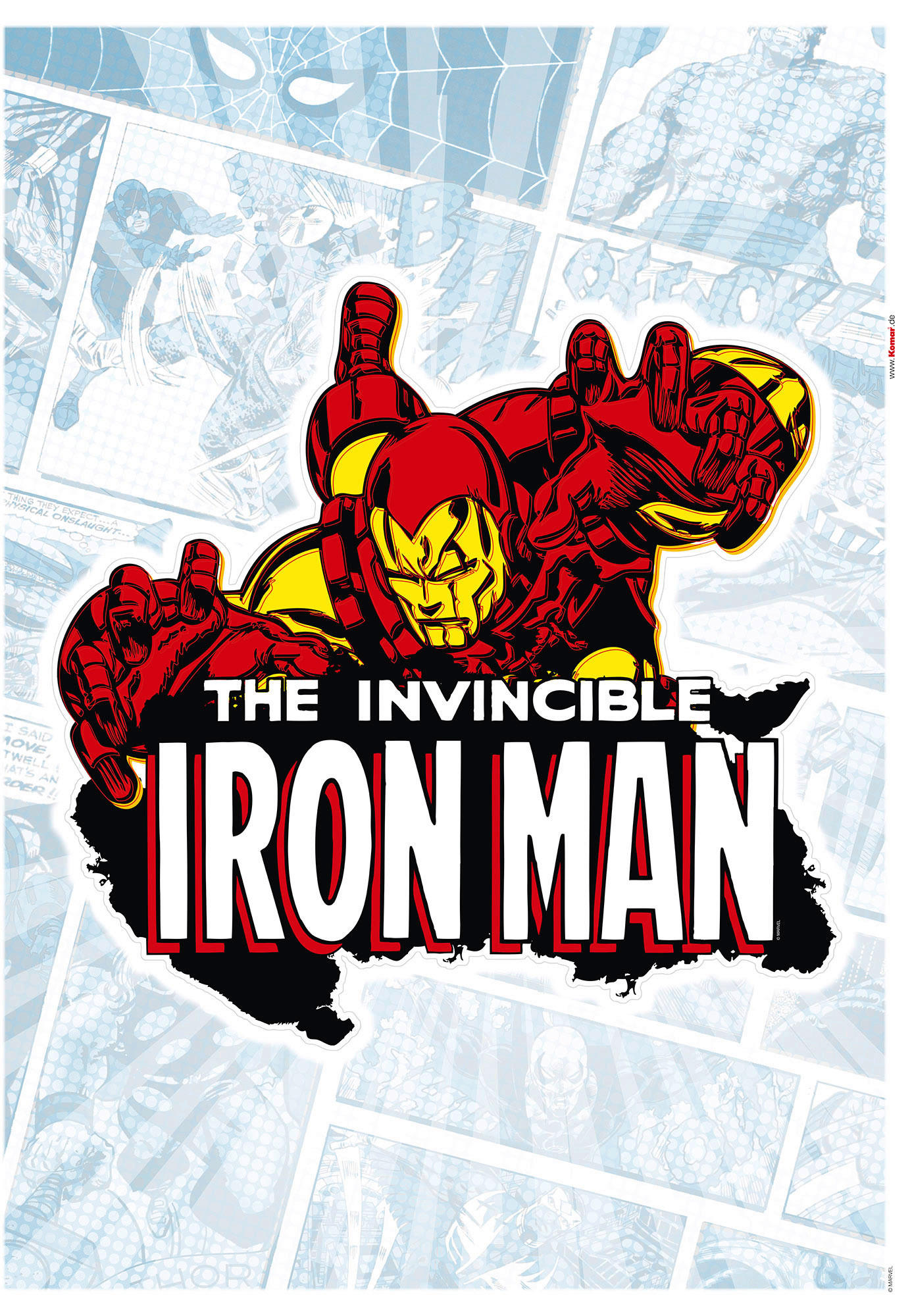 Komar Wandtattoo Iron Man Comic Classic  Iron Man Comic Classic B/L: ca. 50x70 cm