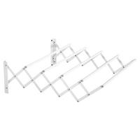 HOMCOM Wäscheständer weiß Eisen B/H/L: ca. 60x63,5x20 cm Wäscheständer - weiß (20,00/60,00/63,50cm) - HOMCOM