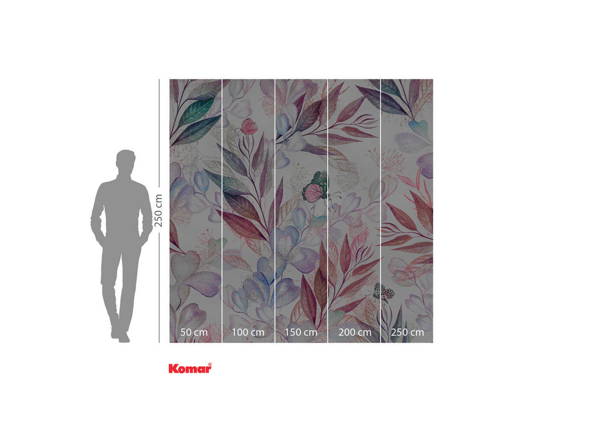 Komar Fototapete Eucalyptus B/L: ca. 250x250 cm Eucalyptus - (250,00/250,00cm) - Komar