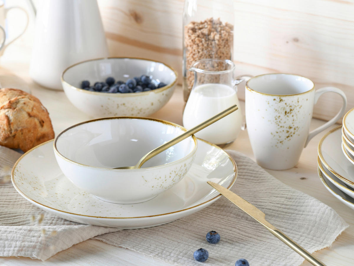 CreaTable Mehrzweckschalen Nature Collection creme Steinzeug Nature Collection - creme - CreaTable