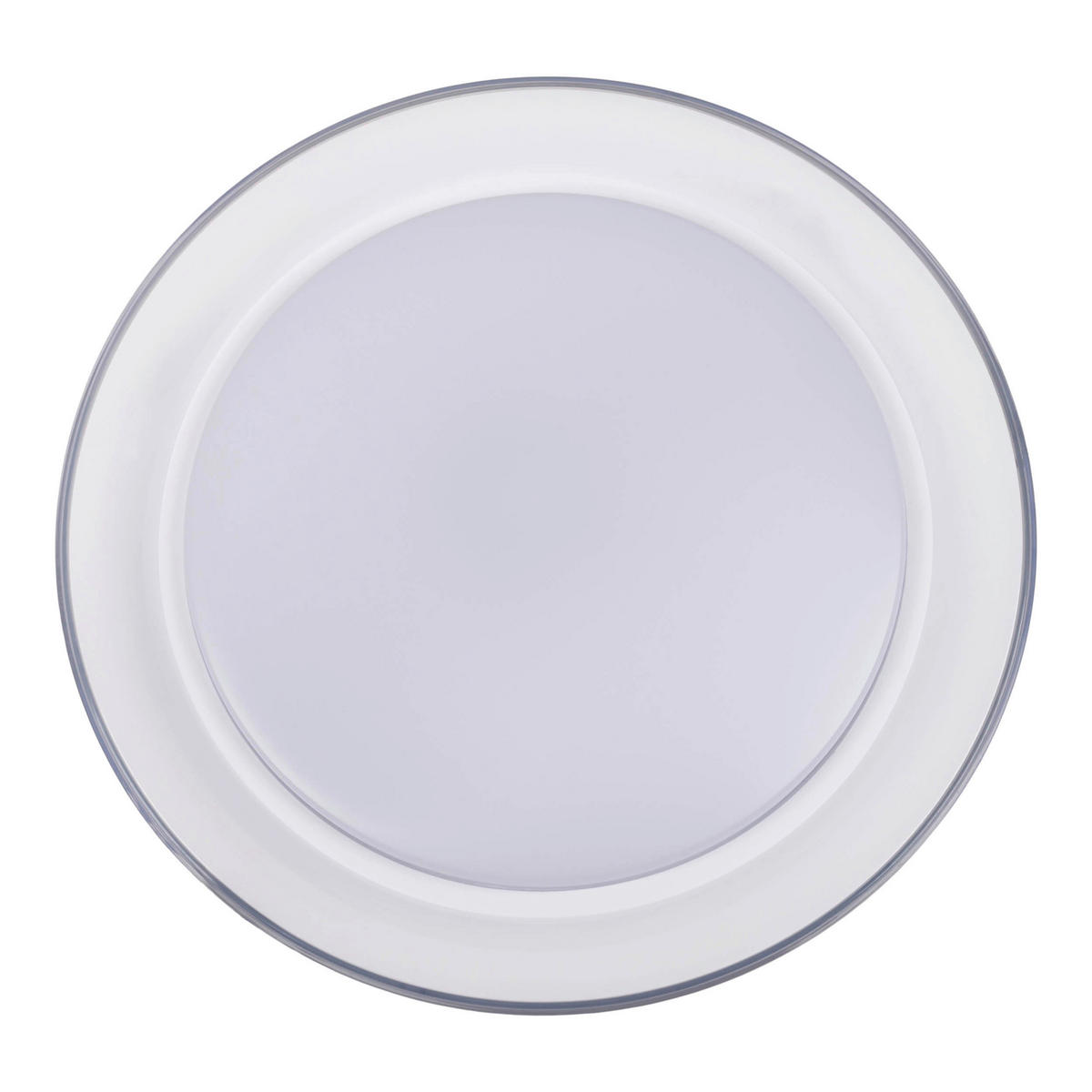 Näve Leuchten LED-Deckenleuchte weiß Metall Kunststoff B/H/T/D: ca. 50,5x7,5x50,5x50,5 cm CLAIRE - weiß (50,50/7,50/50,50cm) - Näve Leuchten