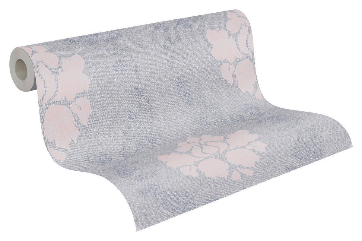 A.S.Creation Vliestapete New Elegance Barock rosa B/L: ca. 53x1005 cm New Elegance - rosa (53,00/1005,00cm) - A.S.Creation