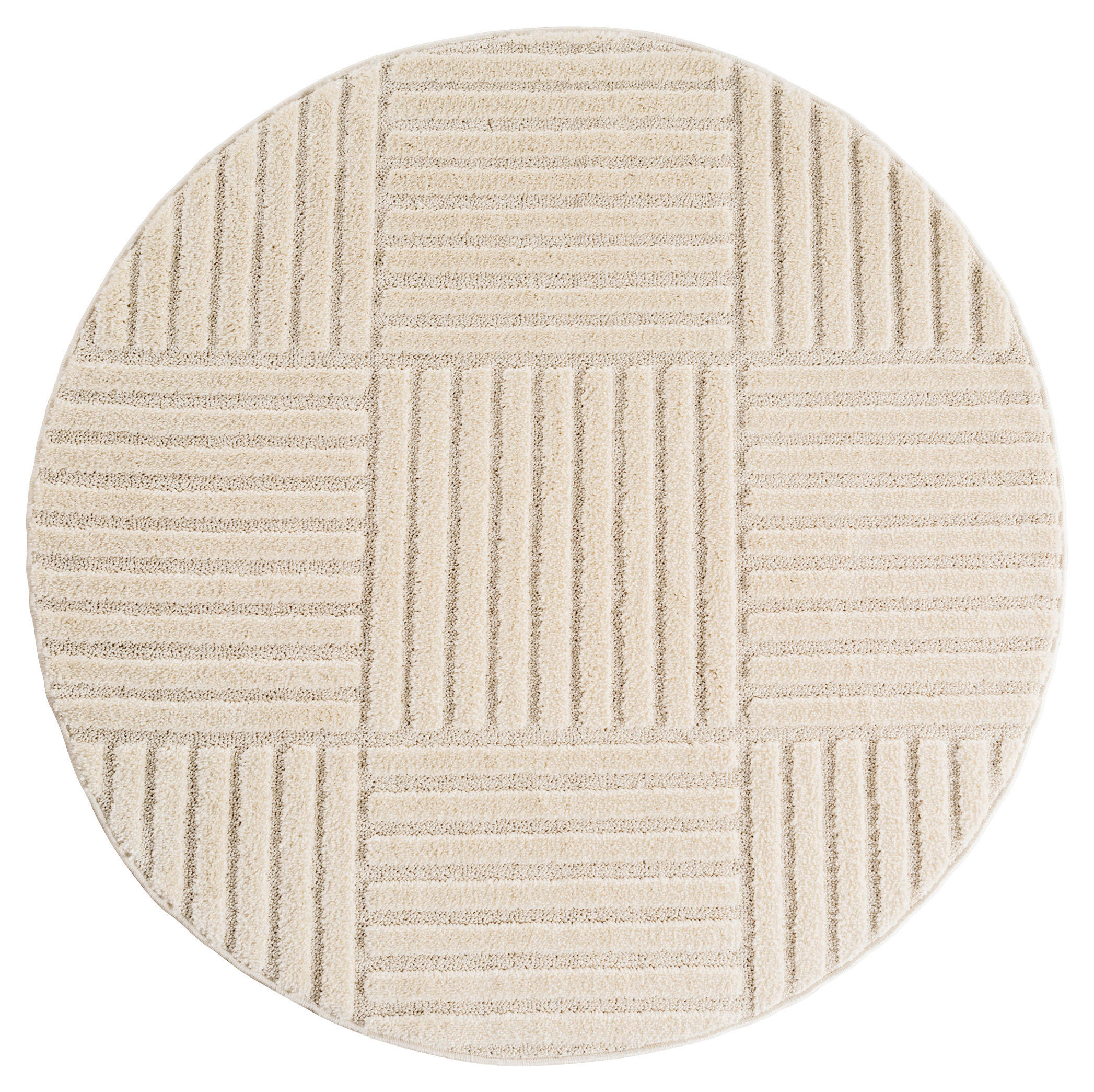 Ayyildiz Kurzflorteppich ART creme B/H/L: ca. 160x0,8x160 cm ART - creme (160,00/160,00/0,80cm) - Ayyildiz