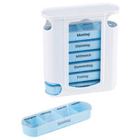 HI Tablettenbox weiß Tablettenbox_7_Tage - blau/weiß - HI