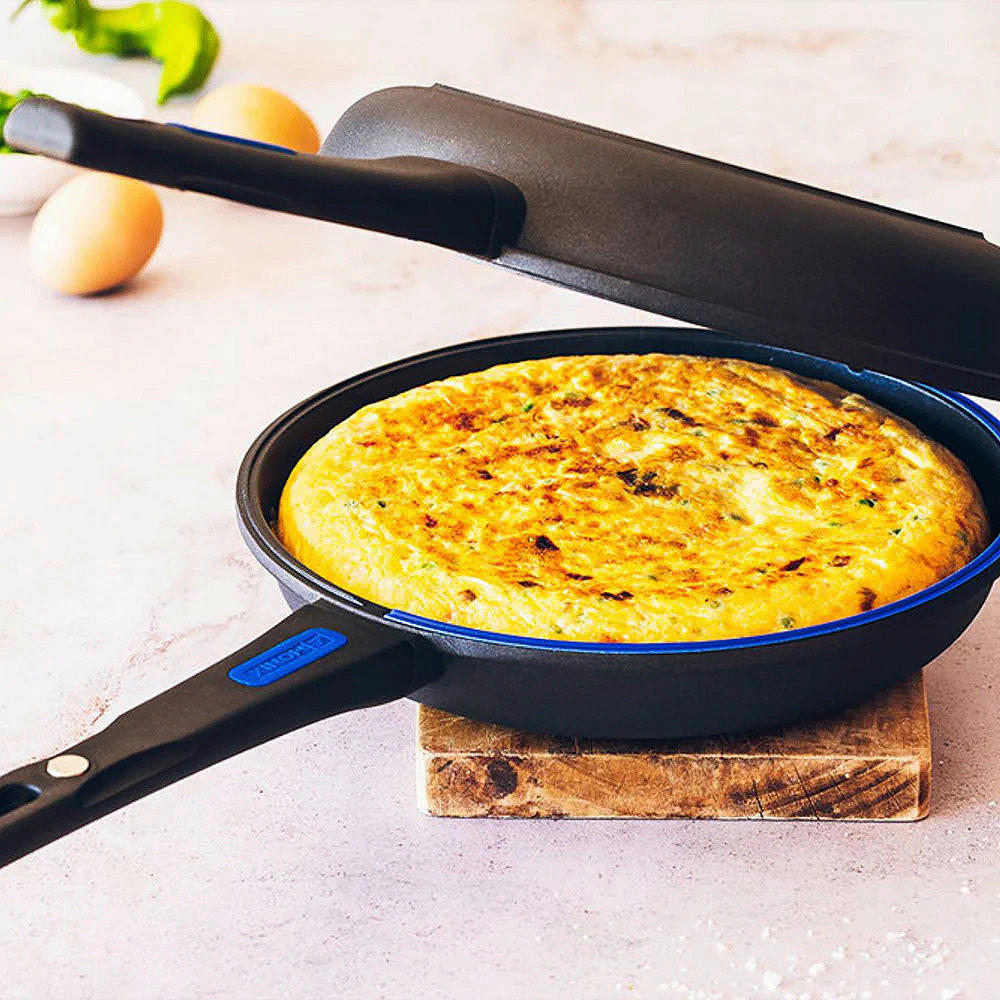 Thumbnail - Monix Wendepfanne 2-teilig SOLID schwarz Aluguss D: ca. 24 cm