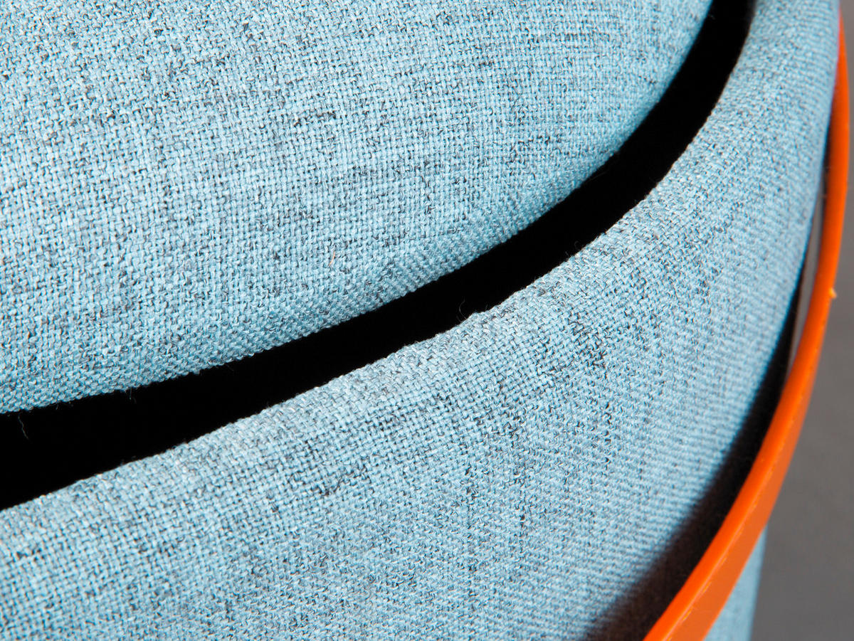 Inter Link Hocker Dilia dunkelgrau MDF B/H/T: ca. 42x36x30 cm Dilia - dunkelgrau (42,00/36,00/30,00cm) - Inter Link