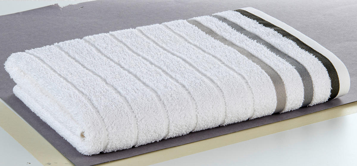 Duschtuch Marta Marta - weiß (70,00/140,00cm) - oh cosy