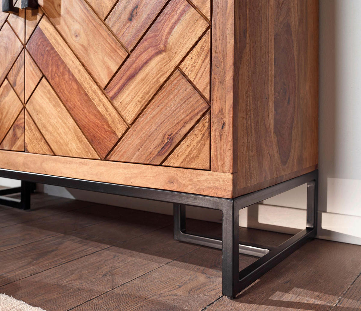 Schuhschrank rosenholz Nachbildung B/H/T: ca. 40x105x100 cm Schuhschrank - rosenholz (40,00/105,00/100,00cm) - Wohnling