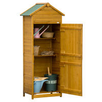 Outsunny Gartenhaus natur B/H/L: ca. 49x191,5x79 cm Gartenhaus - natur (79,00/49,00/191,50cm) - Outsunny