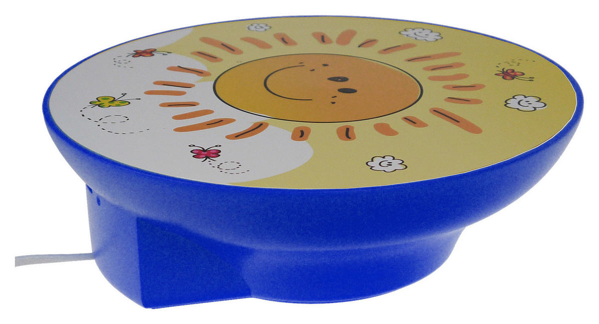 Niermann Kinderwandleuchte Sunny 40688 gelb Kunststoff D: ca. 25 cm E14 1 Brennstellen Wandleuchte_Sunny - gelb (25,00cm) - Niermann