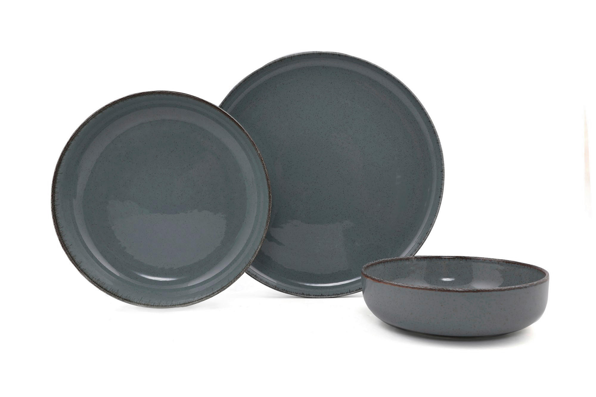 Hermia Concept Kombiservice grau Porzellan 12 tlg. Kombiservice_12tlg. - grau - Hermia Concept