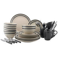 POCOline Kombiservice grau Steingut 32 tlg. Kombiservice_Starterset_32tlg. - grau - POCOline