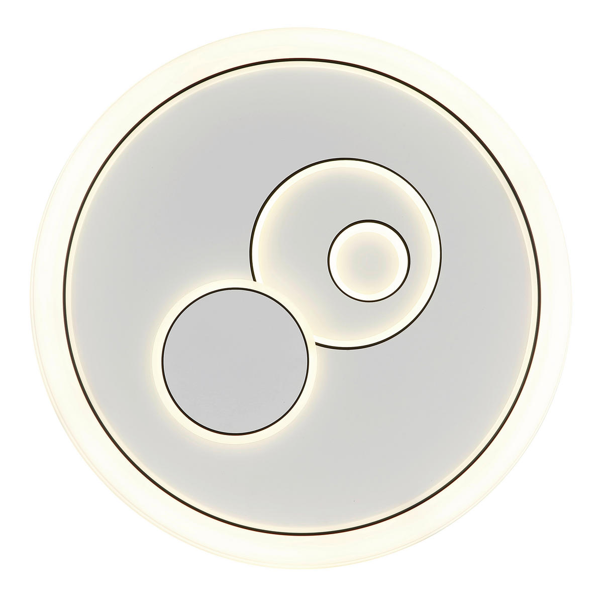 LED-Deckenleuchte Opal weiß Metall Kunststoff H/D: ca. 7x48 cm LED-Deckenleuchte_Ruiz-I - weiß/Opal (48,00/7,00cm)