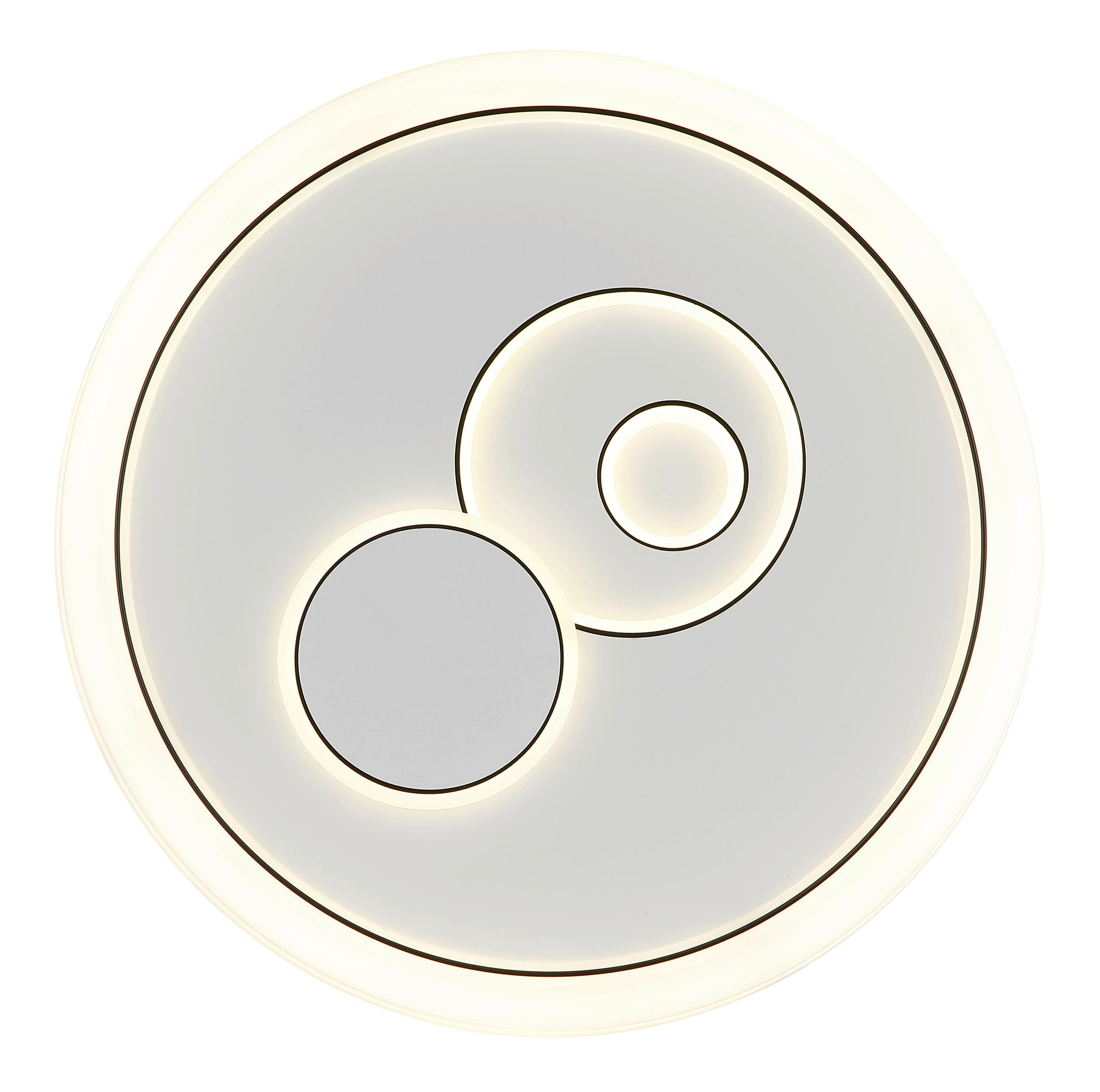 Thumbnail - GLOBO LED-Deckenleuchte Opal weiß Metall Kunststoff H/D: ca. 7x48 cm