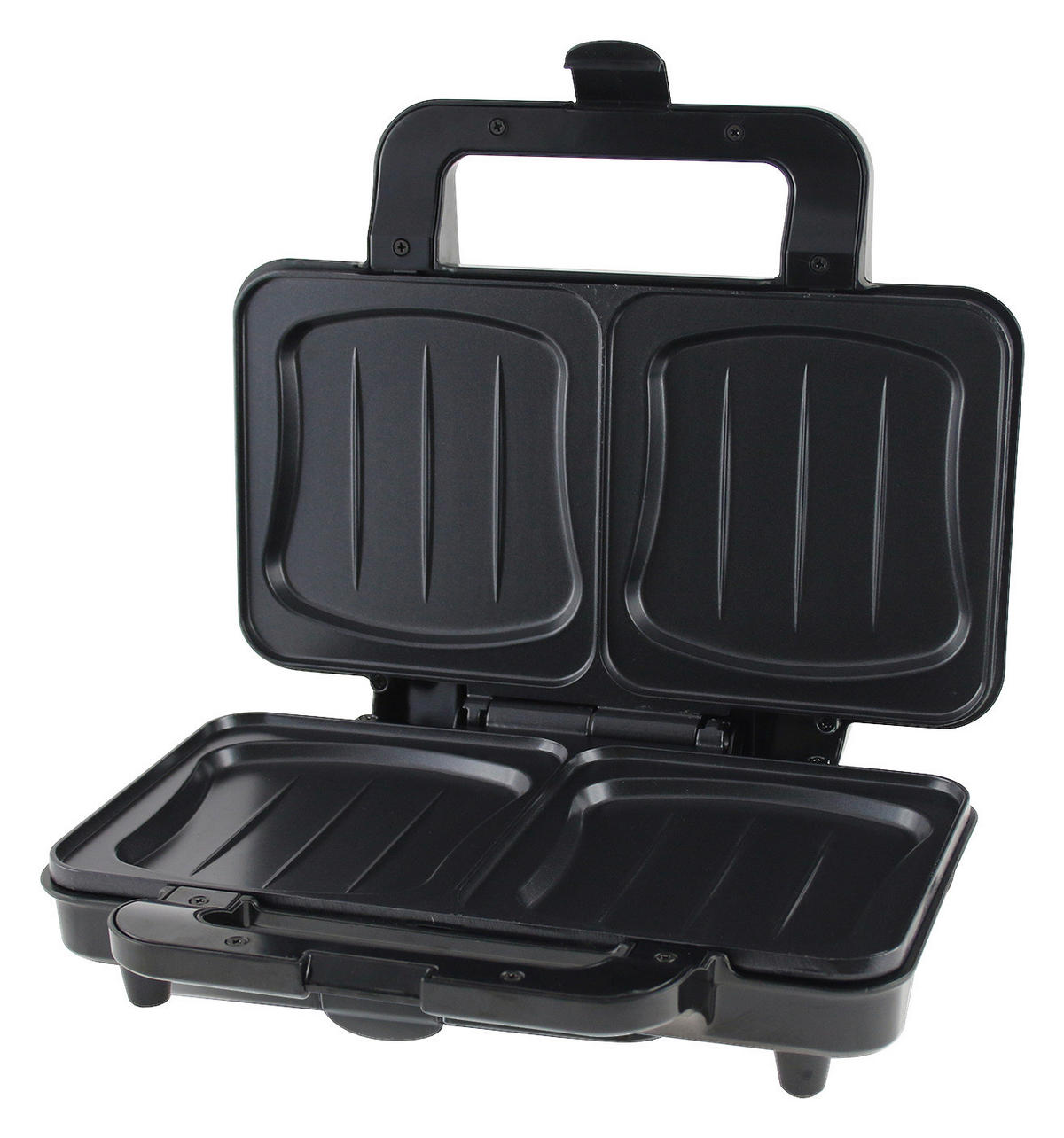 Emerio Sandwichtoaster ST-109562.18 Edelstahl schwarz Sandwichtoaster_2fach ST-109562.18 - schwarz/Edelstahl - Emerio