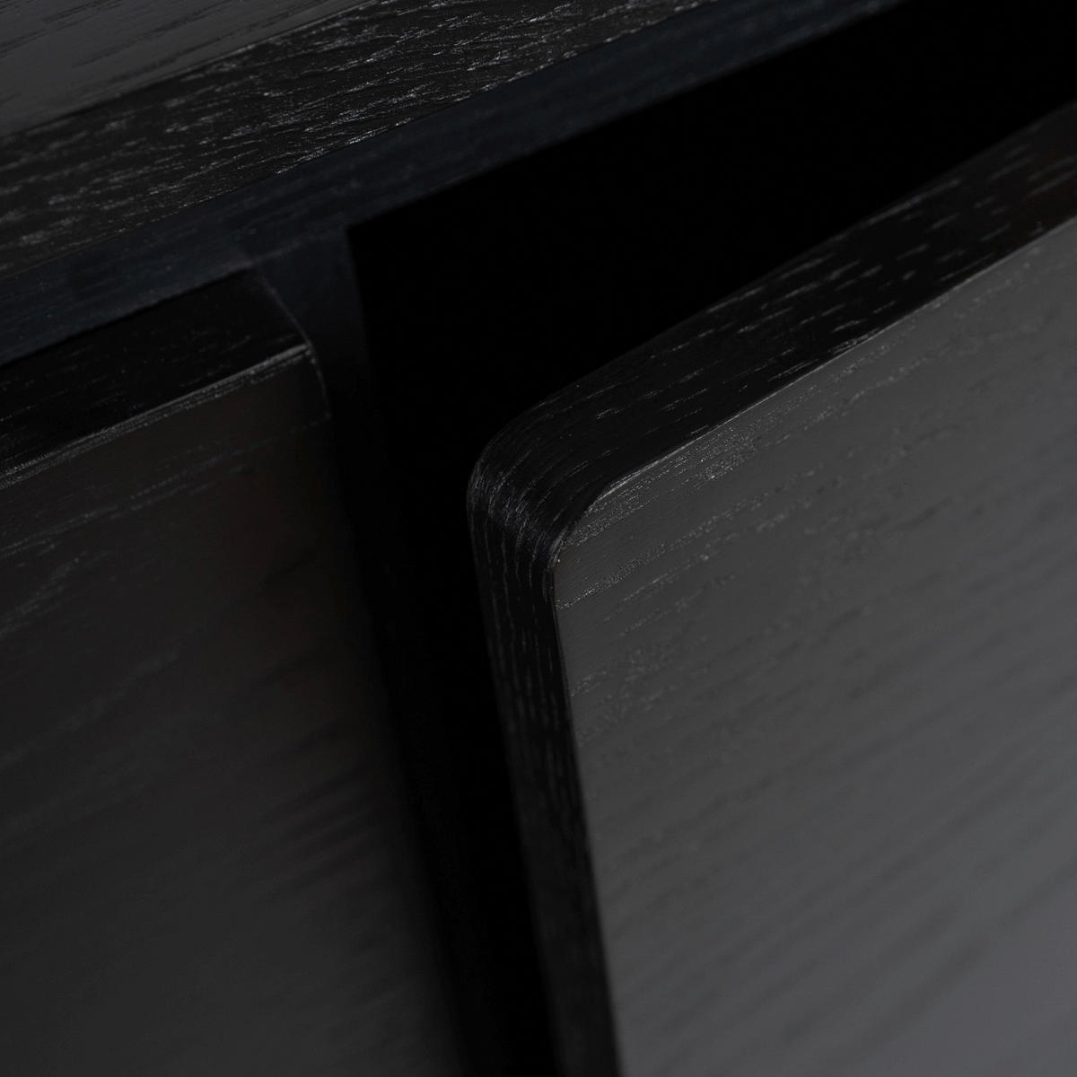 Kommode ALBERI schwarz B/H/T: ca. 160x76x40 cm ALBERI - schwarz (160,00/76,00/40,00cm) - WIPMEB