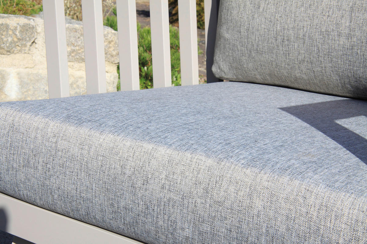 Acamp Loungeset Gondola grau Aluminium B/H/T: ca. 175x70x80 cm Gondola - grau (175,00/70,00/80,00cm) - Acamp