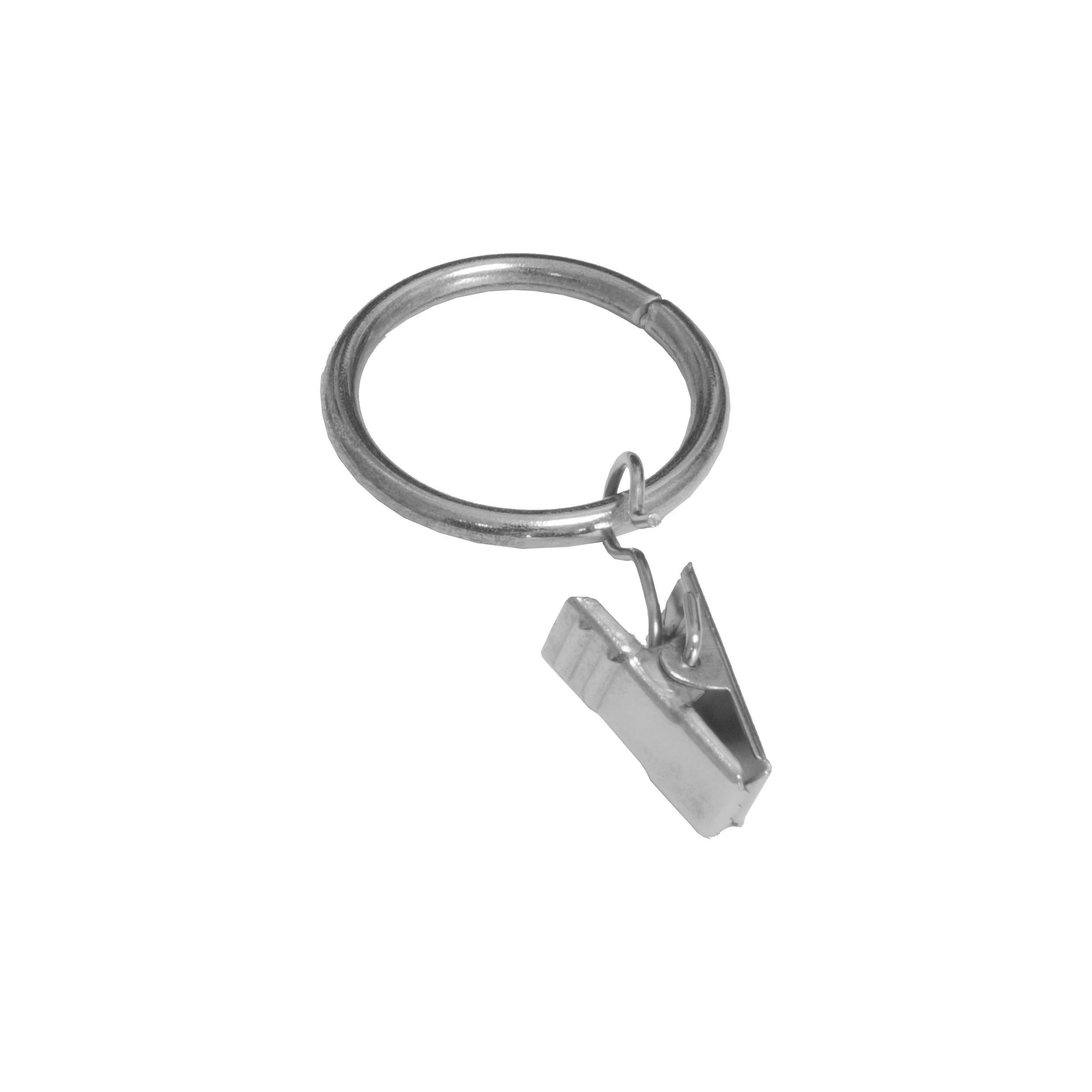 Ringe mit Klammer Ringe_mit_Klammer_10erPack - Edelstahloptik (1,90cm) - Boviva