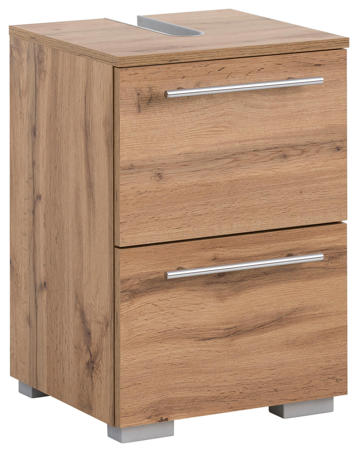 Waschbeckenunterschrank Carlos Eiche Landhaus Nachbildung B/H/T: ca. 40,2x59,1x35 cm Carlos - Eiche (40,20/59,10/35,00cm) - Möbelpartner