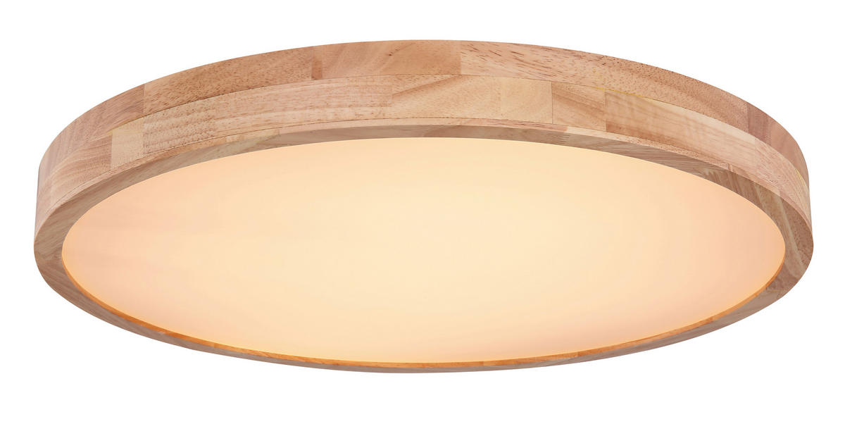 GLOBO Deckenleuchte braun Holz Metall H/D: ca. 11x60 cm 1 Brennstellen Rainer - braun (60,00/11,00cm) - GLOBO