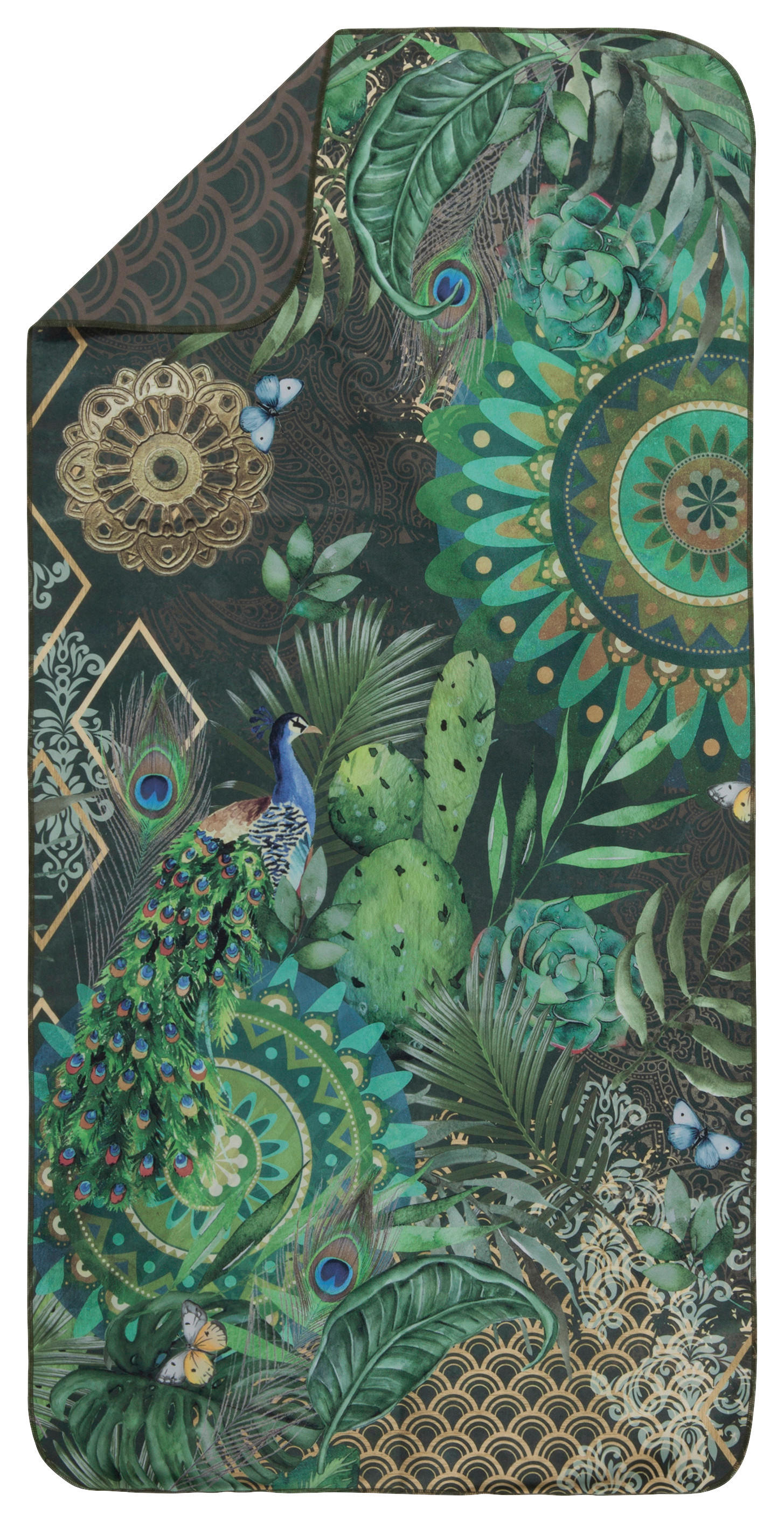 Strandtuch Botalia grün Polyester B/L: ca. 50x100 cm Botalia - grün (50,00/100,00cm) - HIP