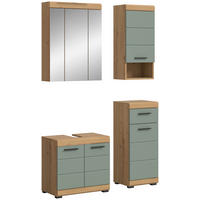 Badezimmer-Set Scout Eiche Artisan Nachbildung salbei Nachbildung B/H/T: ca. 112x191x34 cm Scout - Eiche/salbei (112,00/191,00/34,00cm) - xonox.home