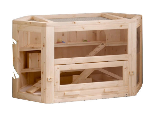 vidaXL Hamsterkäfig Hamsterkäfig - braun (80,00cm) - vidaXL