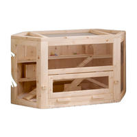 vidaXL Hamsterkäfig Hamsterkäfig - braun (80,00cm) - vidaXL