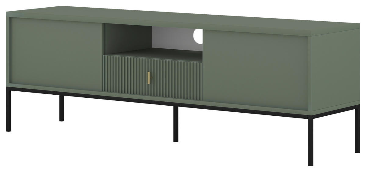 TV-Lowboard MAGIORRE grün B/H/T: ca. 154,5x52,4x39 cm MAGIORRE - grün (154,50/52,40/39,00cm) - WIPMEB
