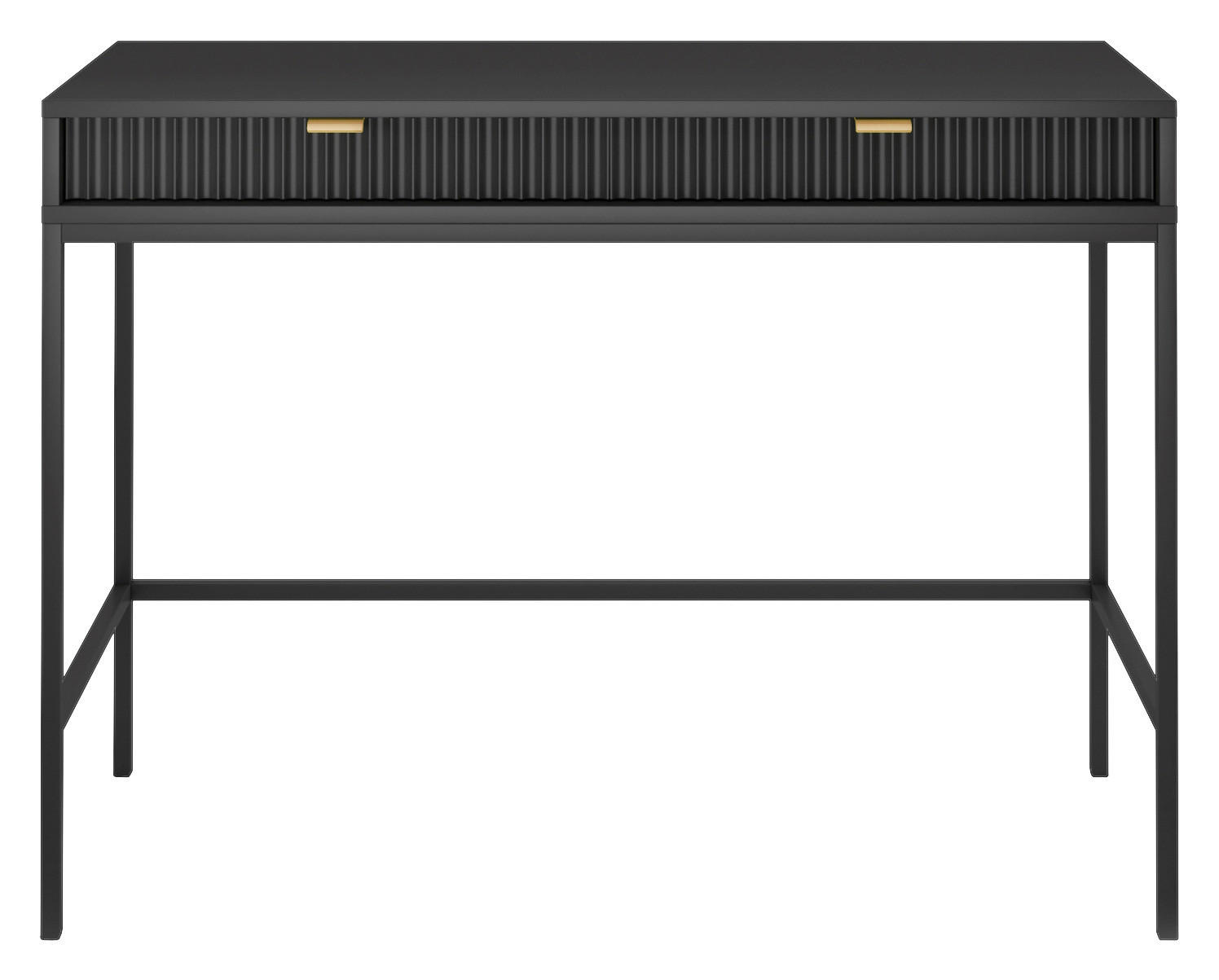 Schminktisch SCHMINKTISCH AURA AU05 schwarz gold Optik B/H/T: ca. 140x78x50 cm SCHMINKTISCH AURA AU05 - gold/schwarz (140,00/78,00/50,00cm) - WIPMEB