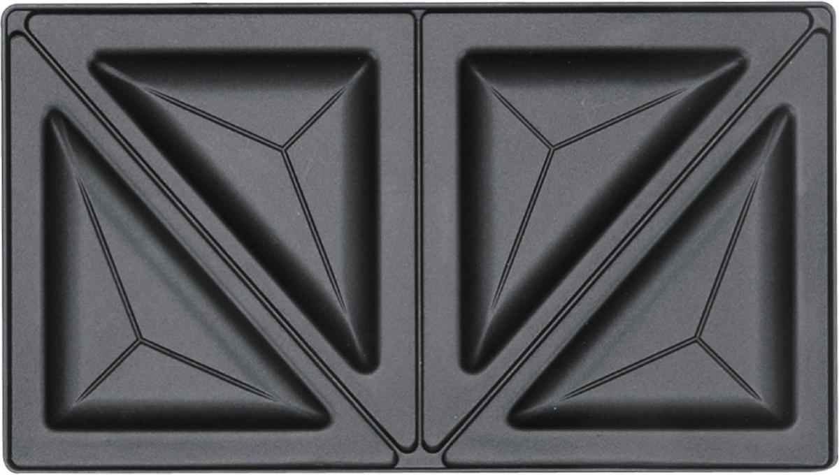 POCOline Sandwichtoaster schwarz Metall Kunststoff B/H/L: ca. 23,3x9,4x23,5 cm Sandwichmaker 3in1 Snackmaster - schwarz (23,50/23,30/9,40cm) - POCOline