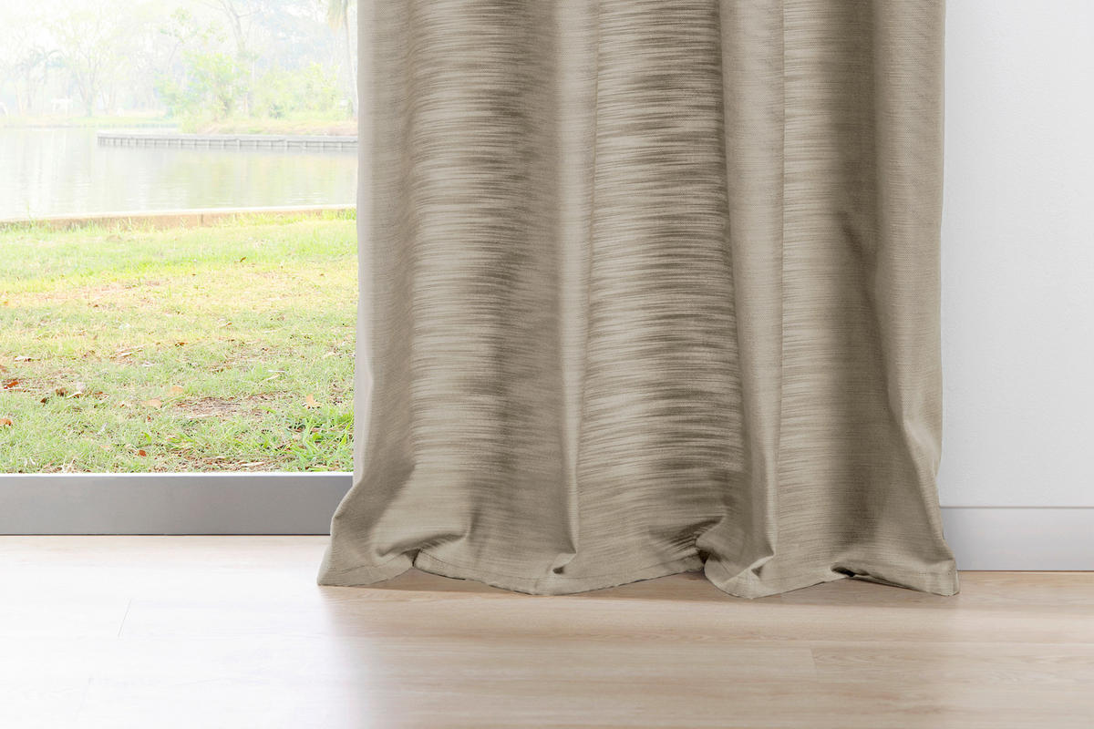 Ösenvorhang BALANCE beige B/L: ca. 135x245 cm BALANCE - beige (135,00/245,00cm)