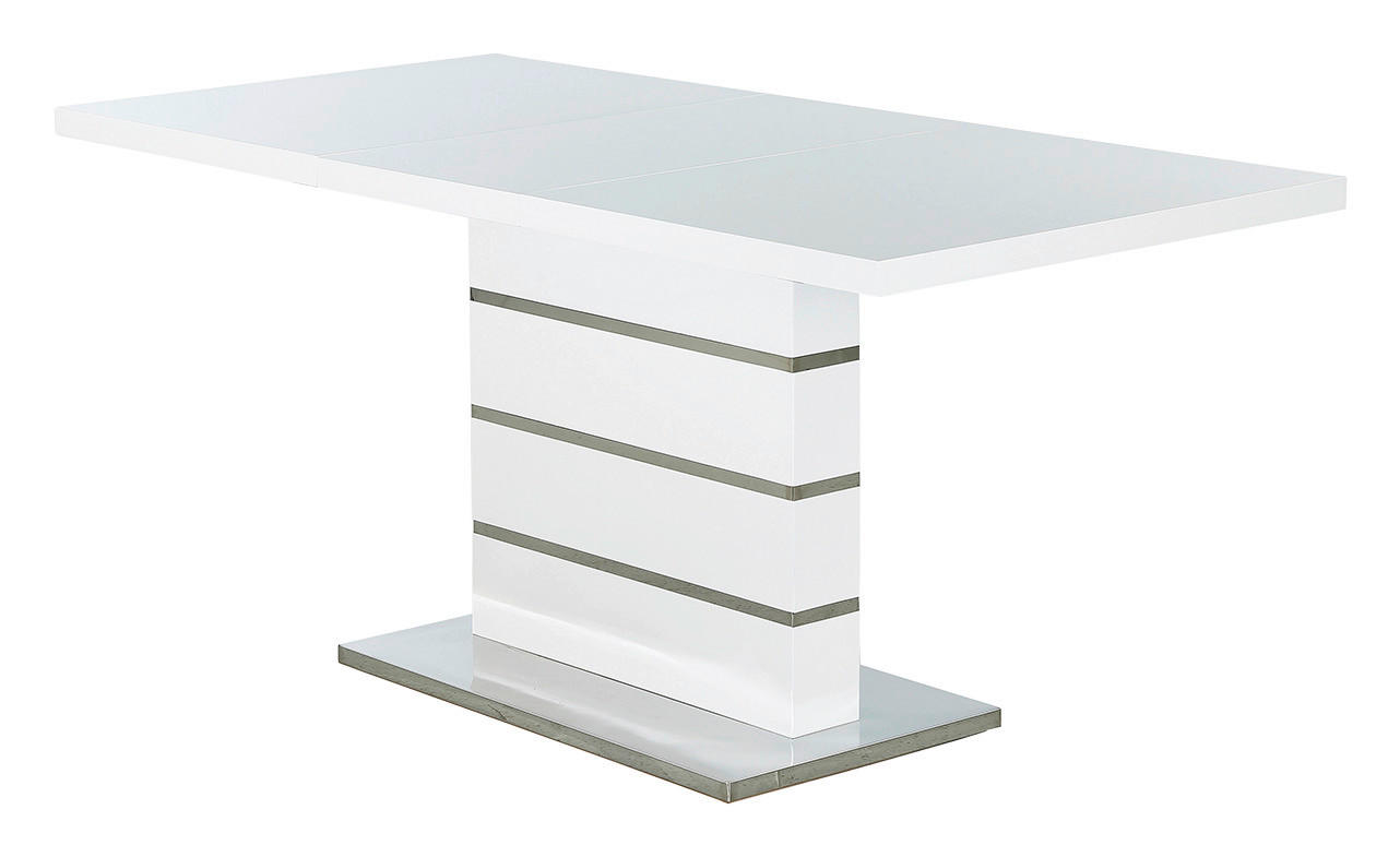 Esstisch  weiß Lack Hochglanz B/H/T: ca. 120x76x80 cm Antonia_Esstisch 2 - weiß (120,00/76,00/80,00cm)