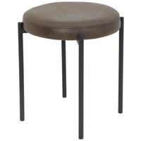 Hocker Sammy braun Microfaser H/D: ca. 46x38 cm Sammy - braun/schwarz (38,00/46,00cm)