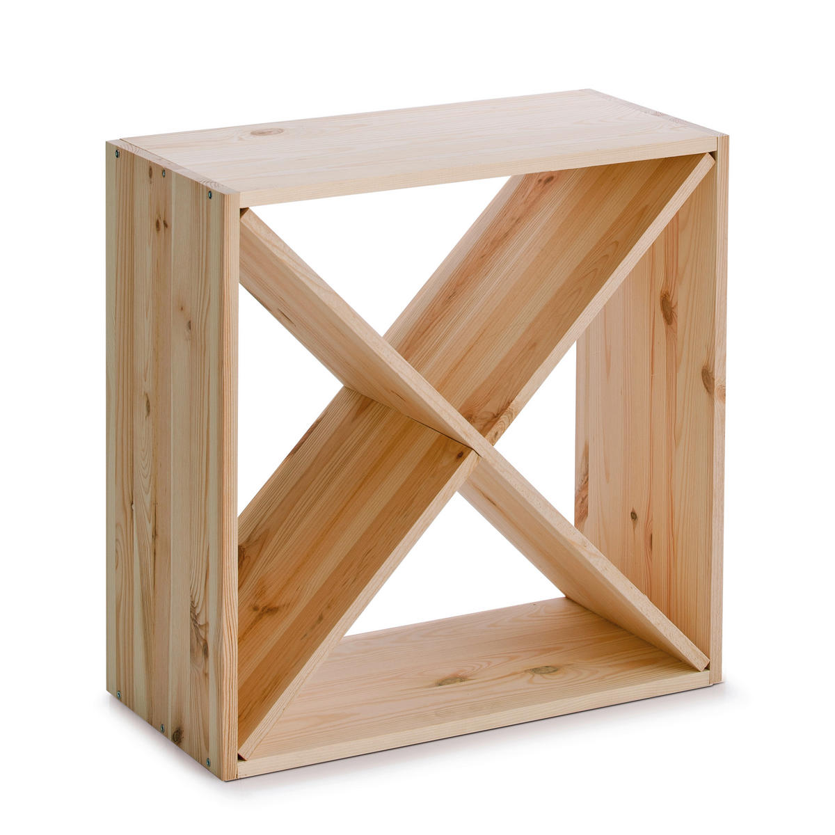 Zeller Weinregal natur Bambus B/H/L: ca. 25x52x52 cm Weinregal - natur (52,00/25,00/52,00cm) - Zeller