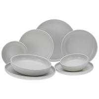 CreaTable Tafelservice Uno weiß Steinzeug 8 tlg. Uno - weiß - CreaTable