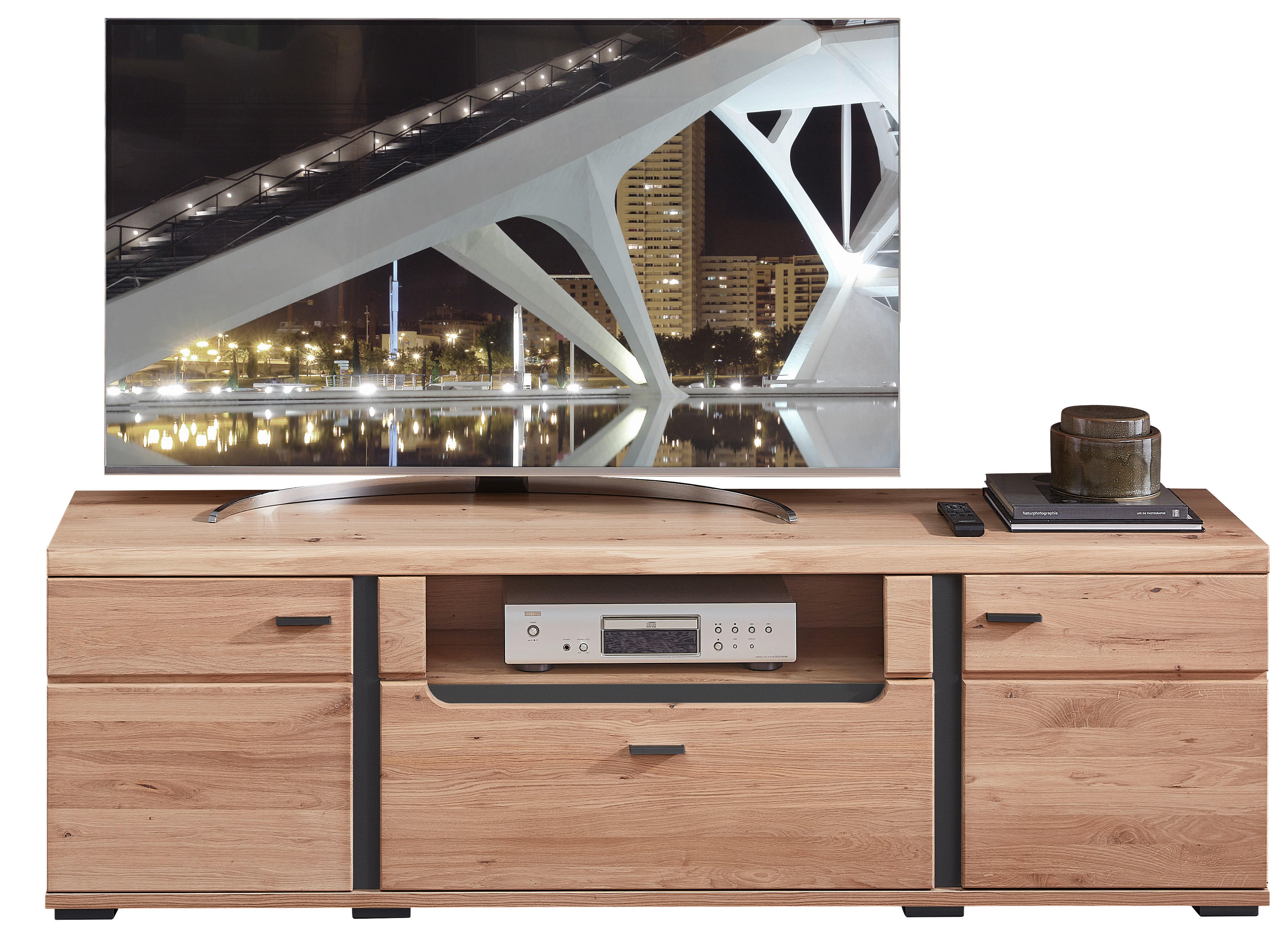TV-Lowboard Sonos II B/H/T: ca. 180x55x42 cm Sonos II - Eiche (180,00/55,00/42,00cm)