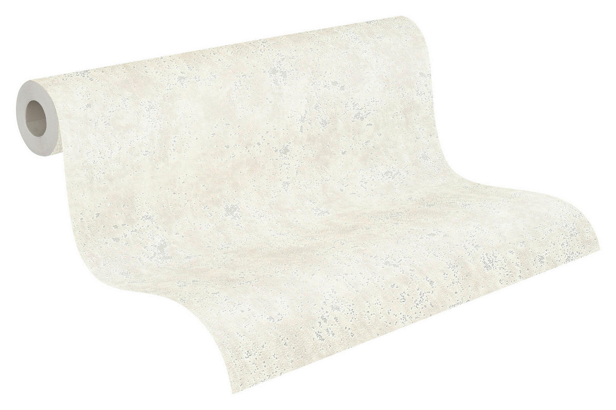 A.S.Creation Vliestapete Beton Concrete & More Uni creme B/L: ca. 53x1005 cm Beton Concrete & More - creme (53,00/1005,00cm) - A.S.Creation