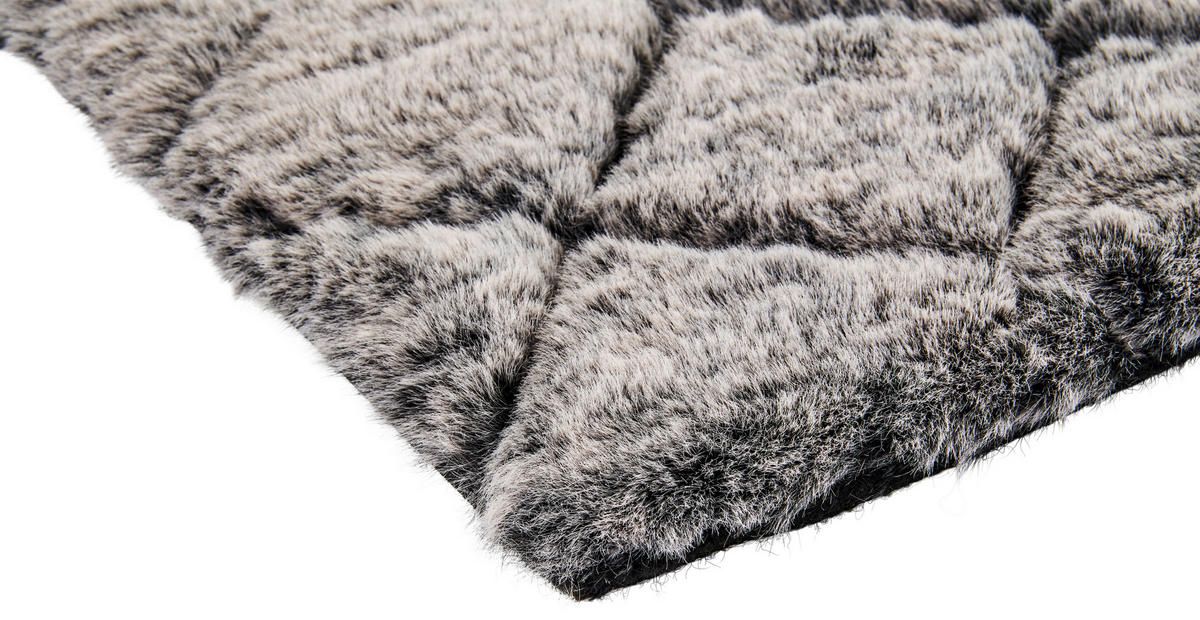 Teppich Vichy Silbergrau B/L: ca. 80x150 cm Vichy - Silbergrau (80,00/150,00cm)
