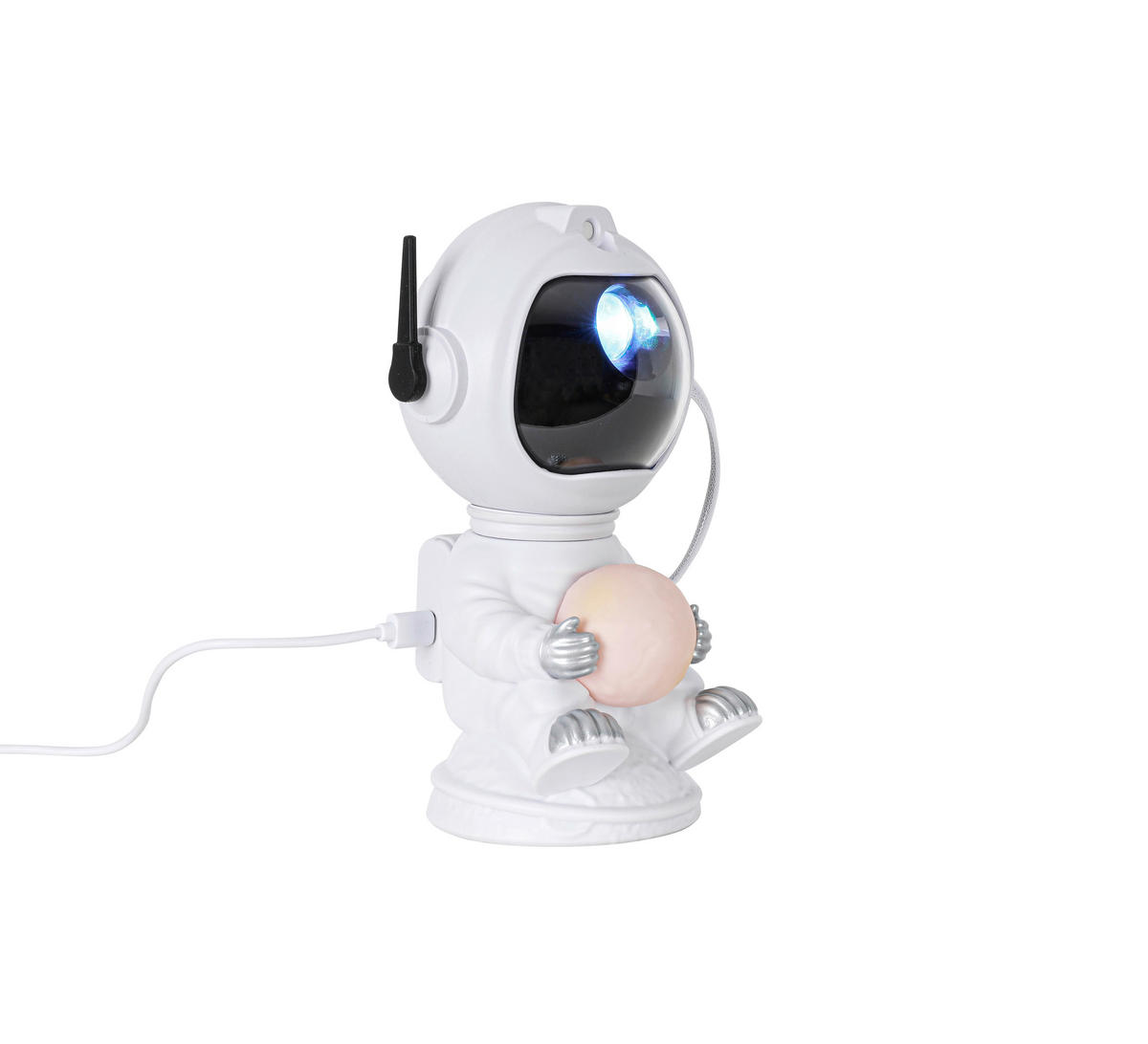 Nolo Dekoleuchte weiß Kunststoff B/H/L: ca. 13x26x13 cm LED-Dekoleuchte_Astronaut - weiß (13,00/13,00/26,00cm) - Nolo